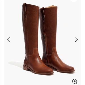 Madewell the Winslow knee high boot w/ extended ca